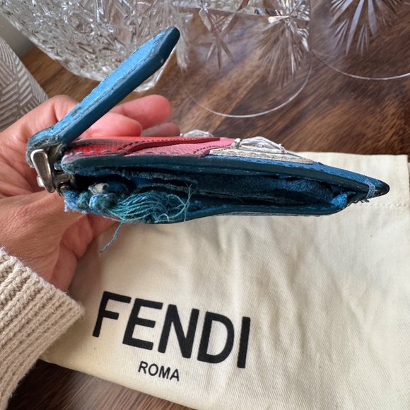 Rare Fendi Crystal Eye Monster Wallet - Picture 6 of 7